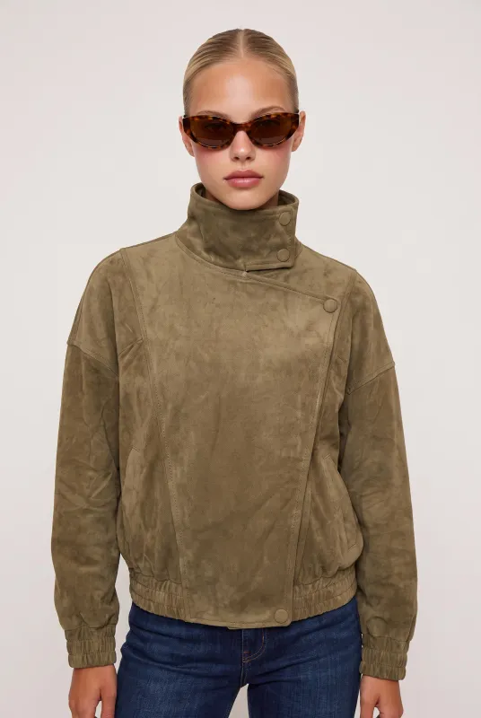 Big Energy Faux Suede Jacket made by Mixology