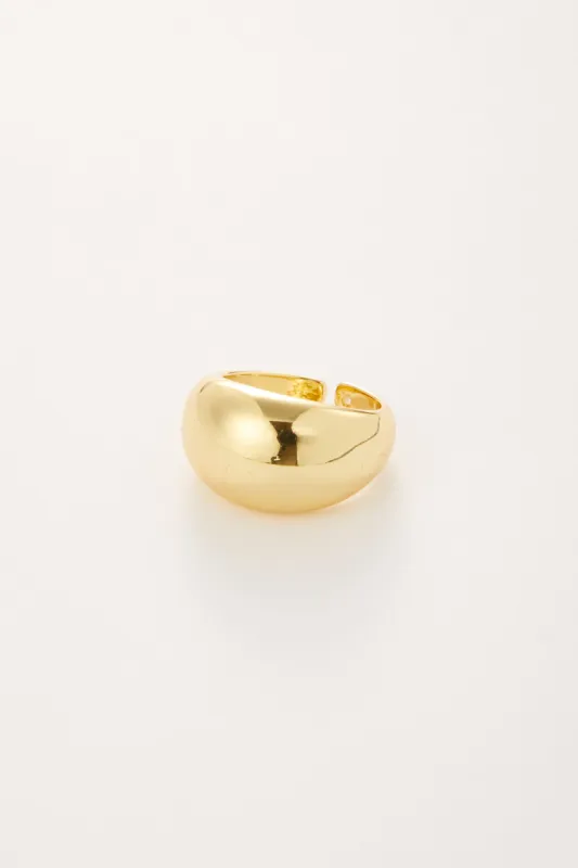 Tyra Dome Chunky Ring sold by Mixology