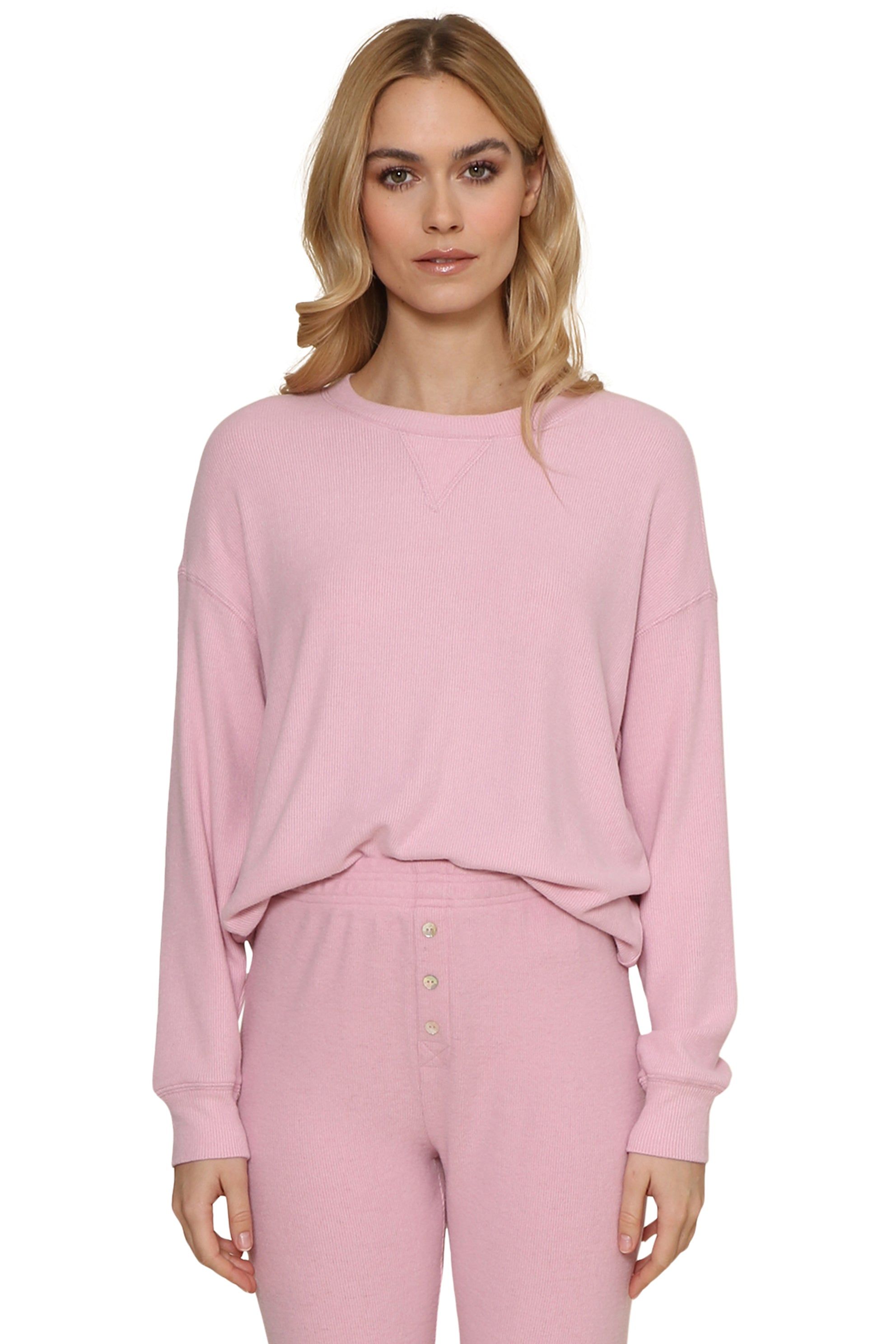 Sleep Tight Rib Long Sleeve Top sold by Mixology