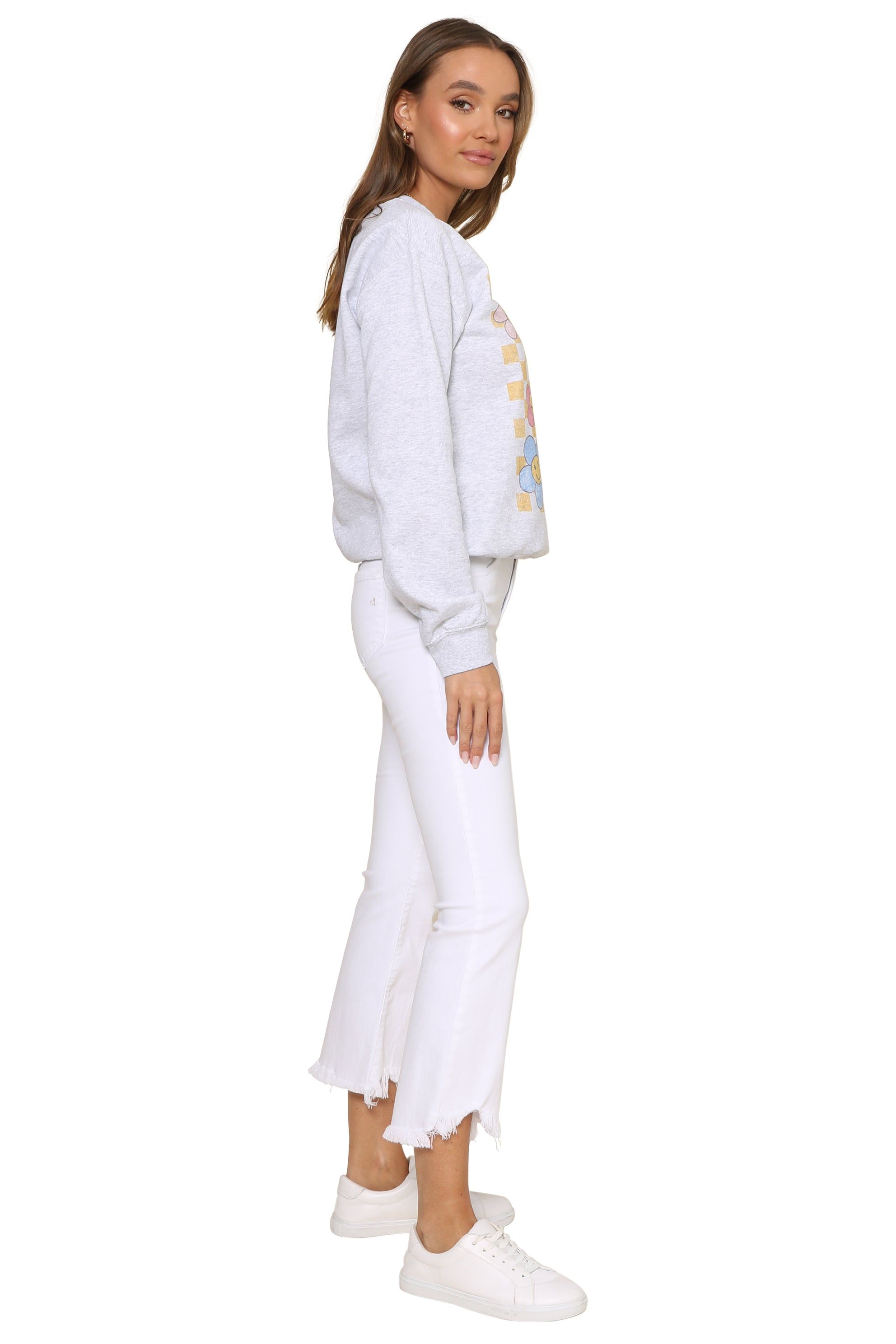 Happy Daisy Sweatshirt sold by Mixology product image thumbnail 3