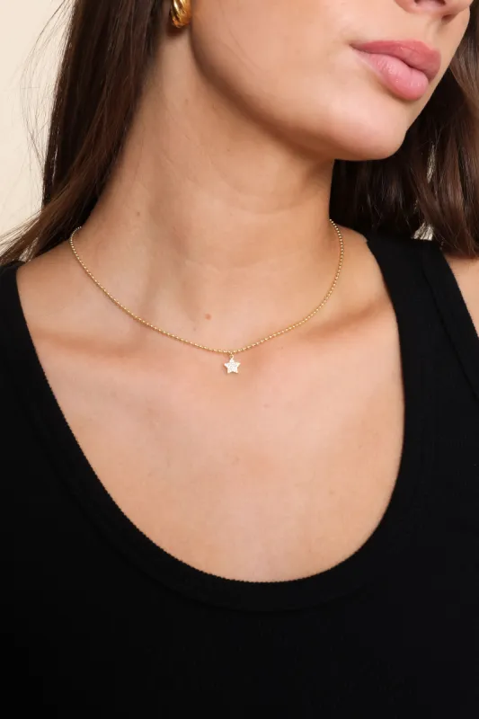 Alli Cz Star On Ball Chain sold by Mixology