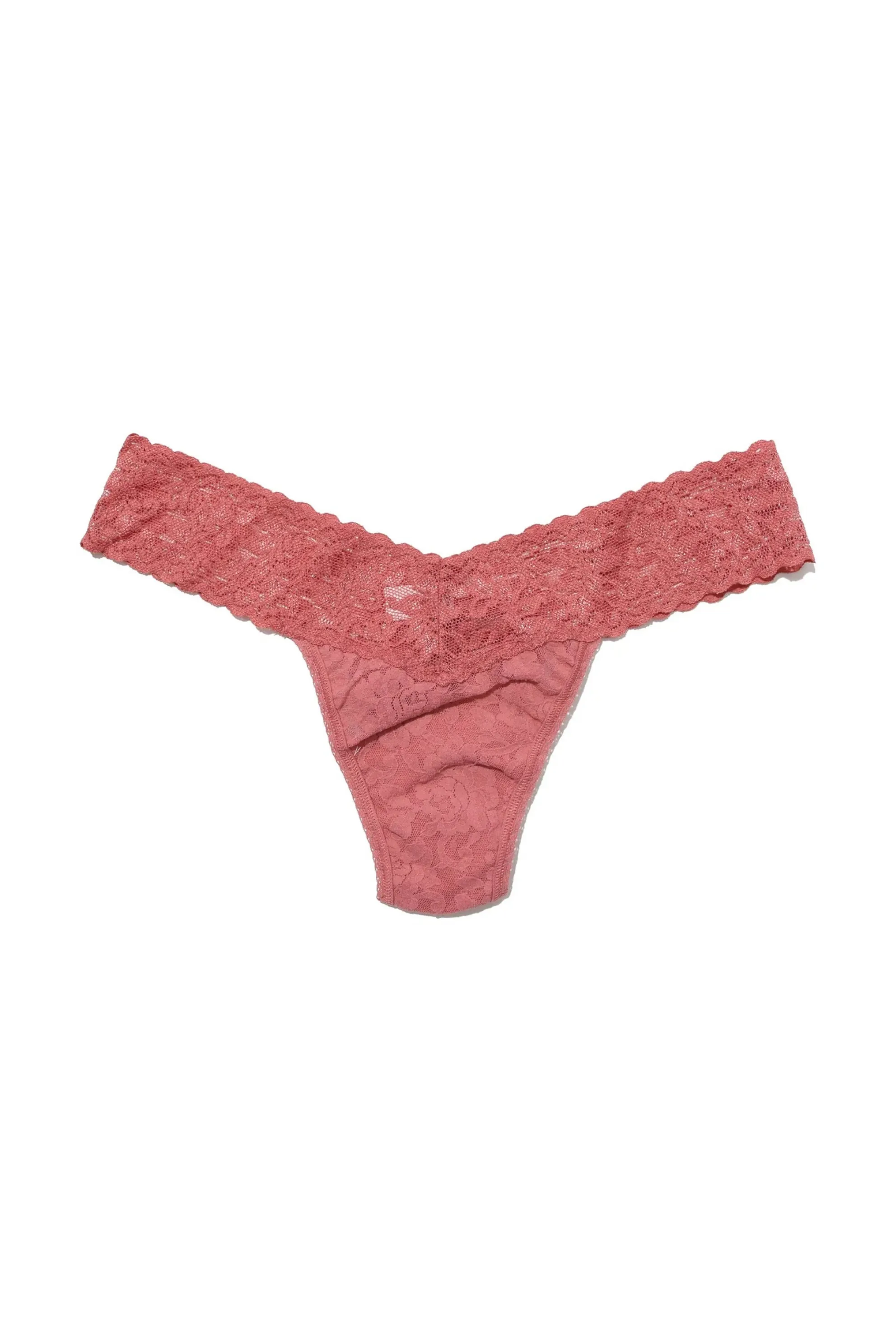 Signature Lace Low Rise Thong sold by Mixology