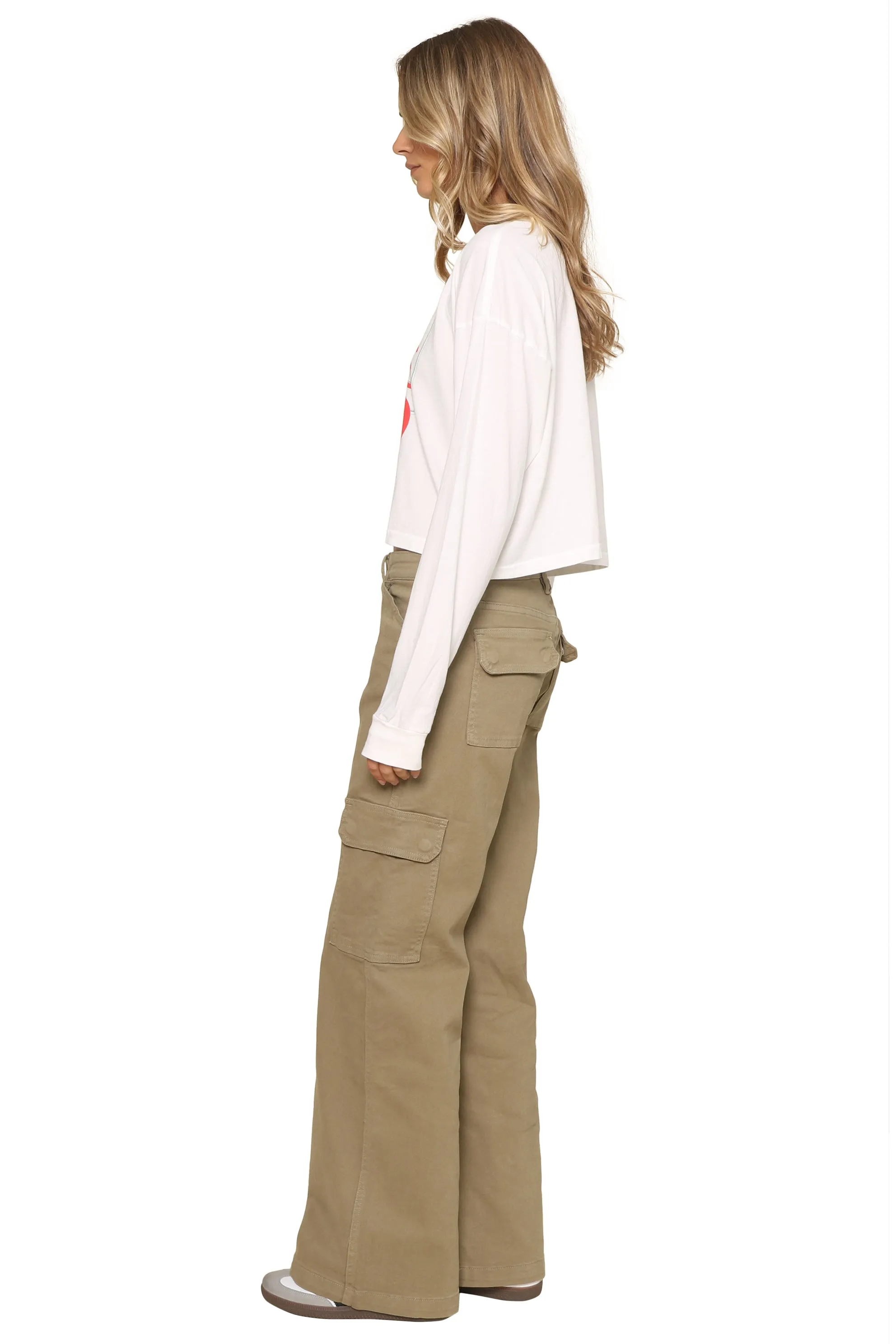 The Beach Boys Long Sleeve Crop Top sold by Mixology product image thumbnail 3