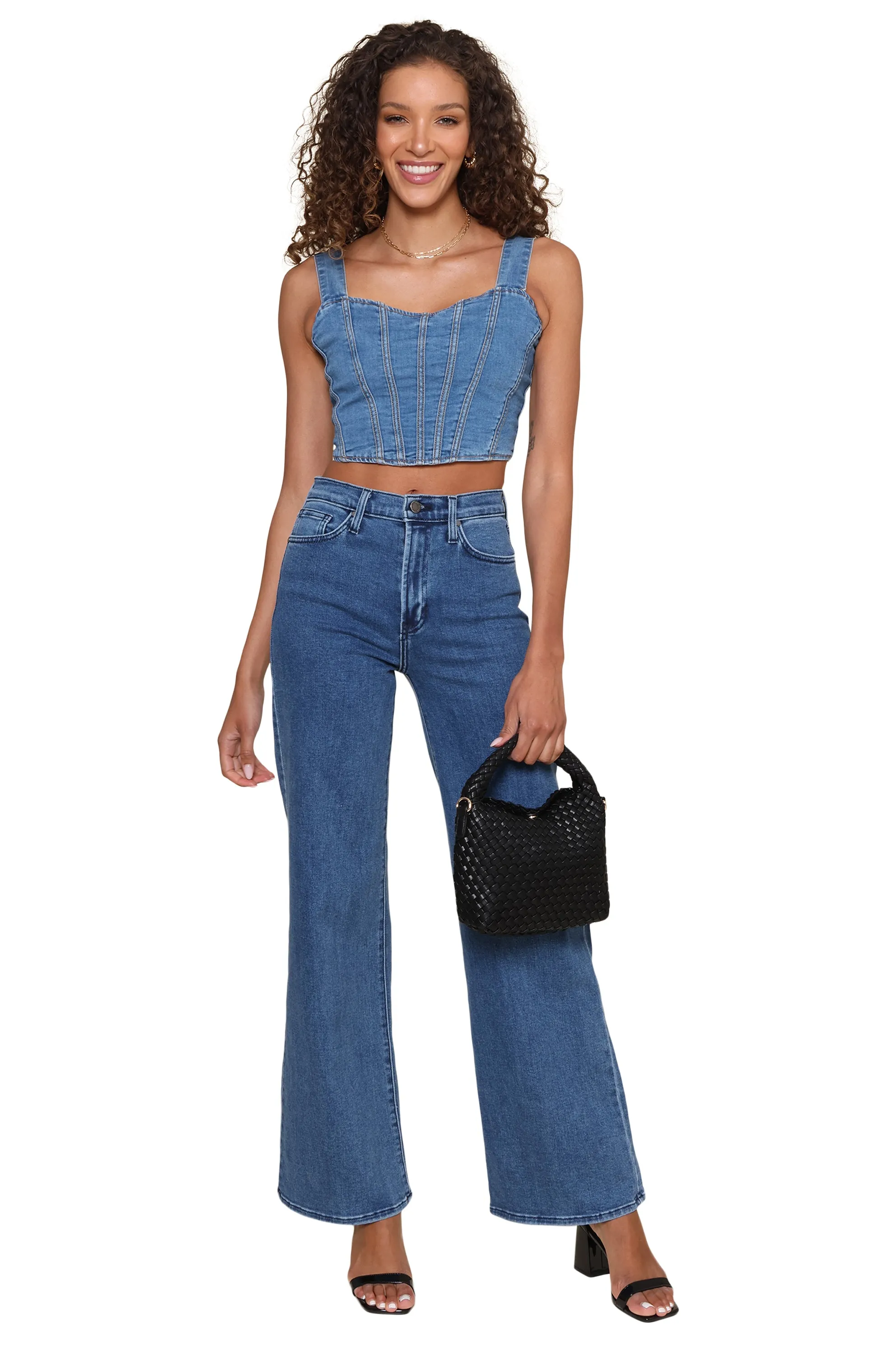 Emmert Denim Corset Top sold by Mixology product image thumbnail 2
