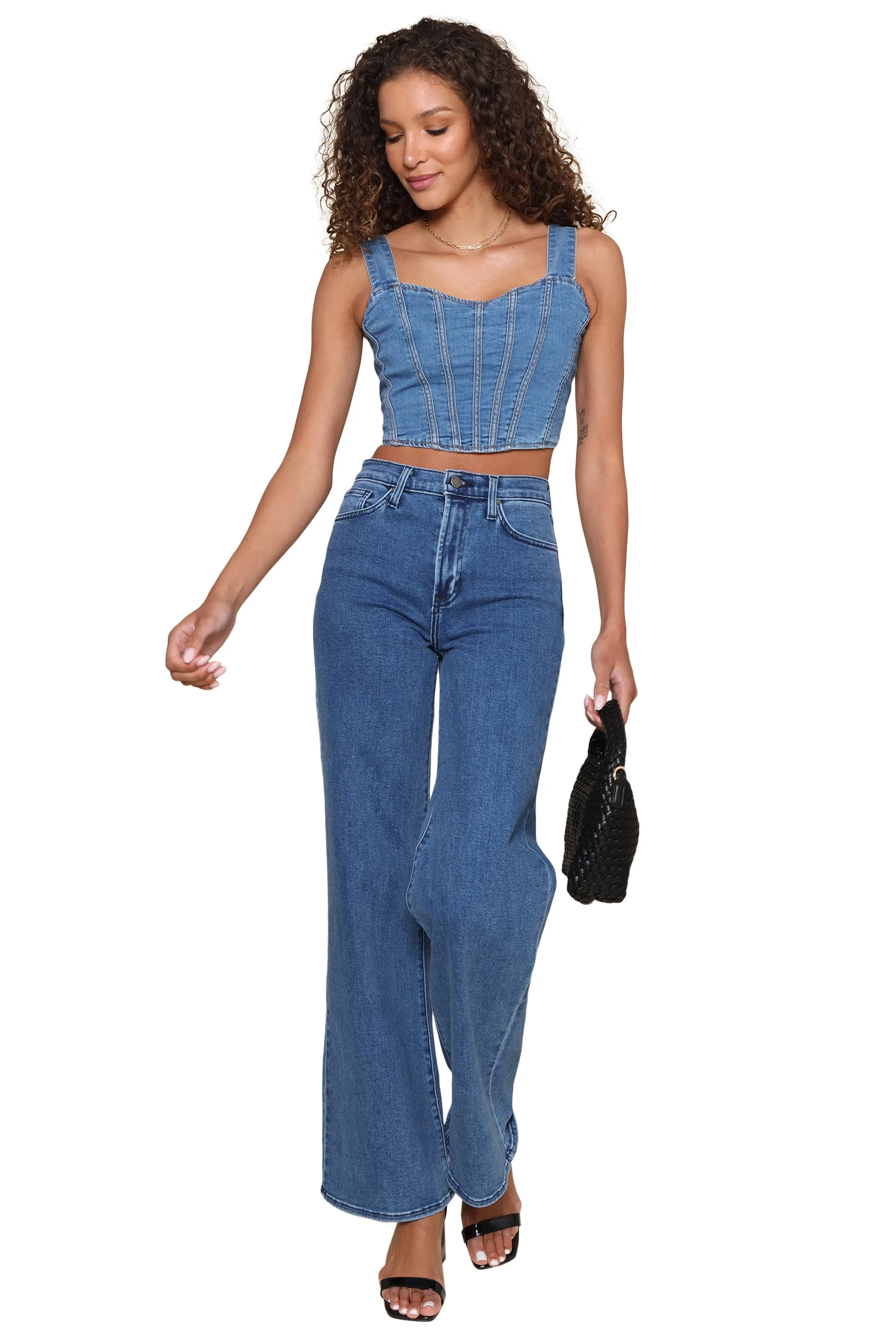 Emmert Denim Corset Top sold by Mixology product image thumbnail 4