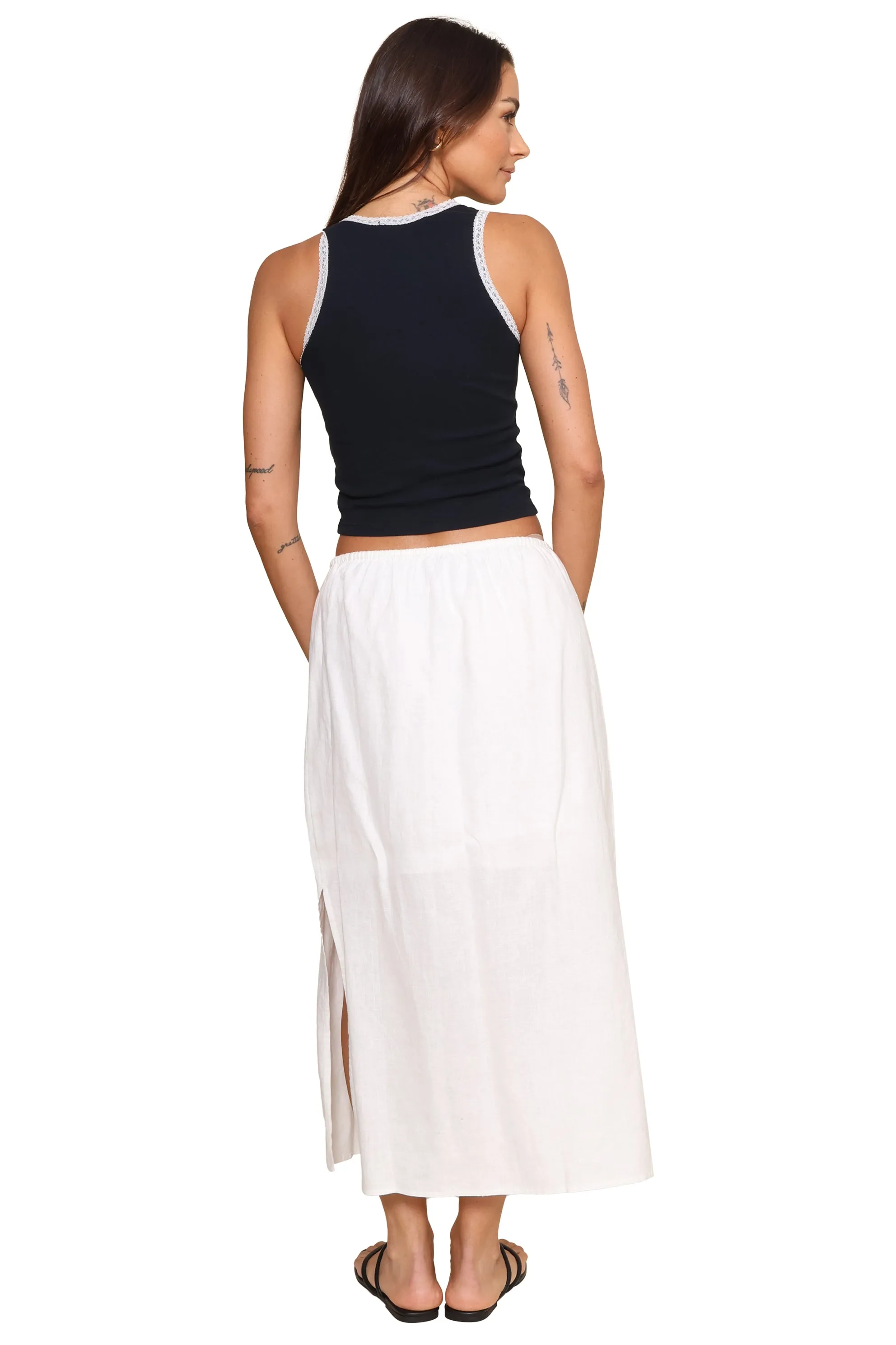 My Cherry Amour Lace Trim Tank sold by Mixology product image thumbnail 4