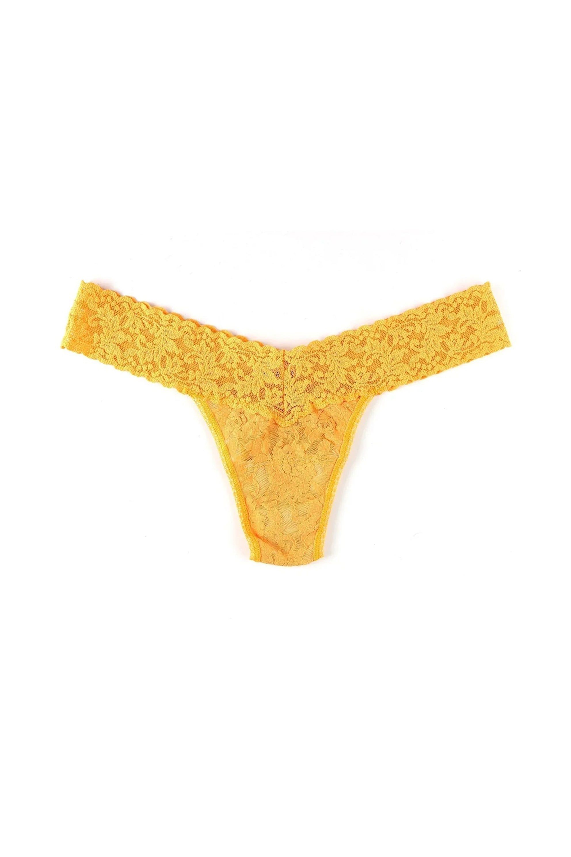 Signature Lace Low Rise Thong sold by Mixology
