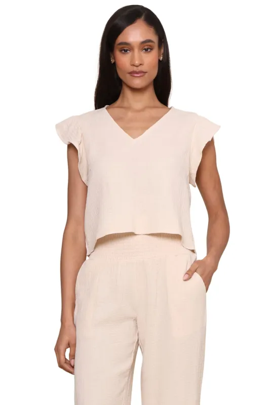 Valencia Linen Top sold by Mixology