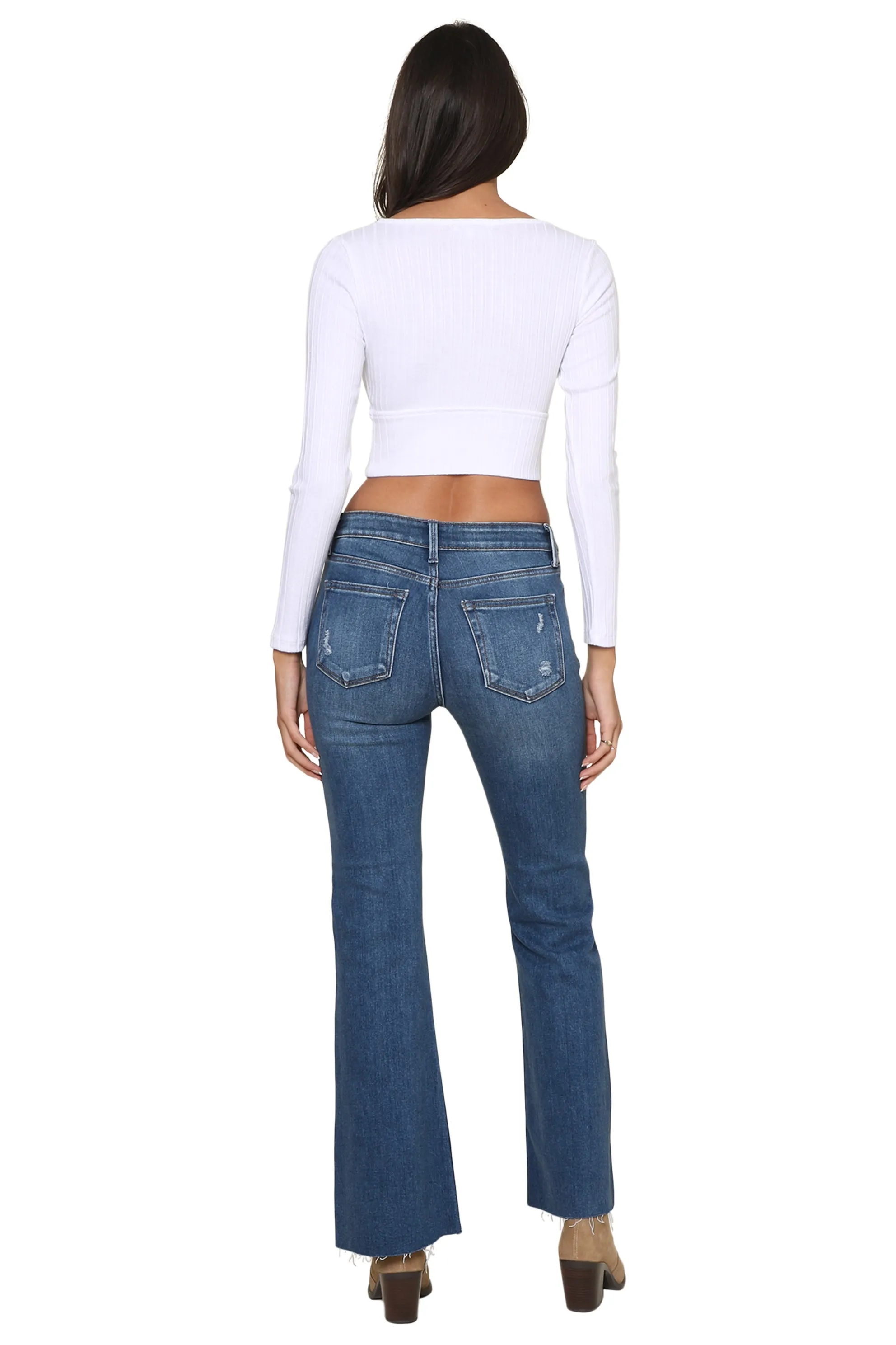 Bella Rib Long Sleeve Top sold by Mixology product image thumbnail 4