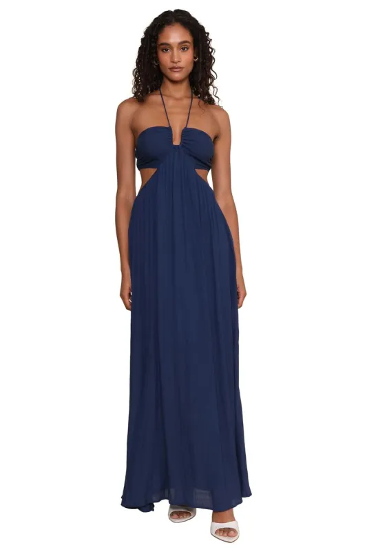 Joan Halter Neck Midi Dress sold by Mixology