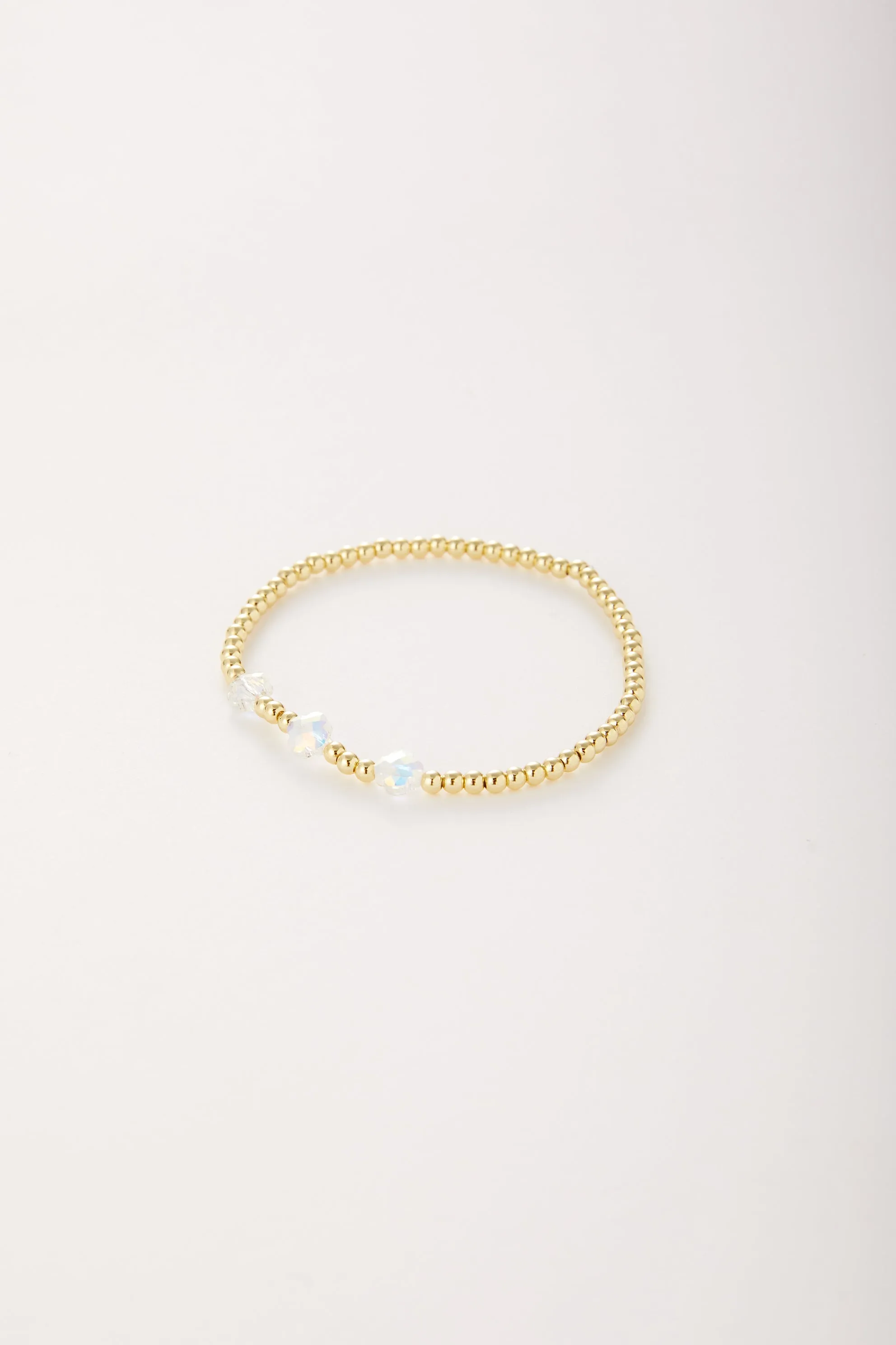 Herron Triple Crystal Clover Bracelet sold by Mixology