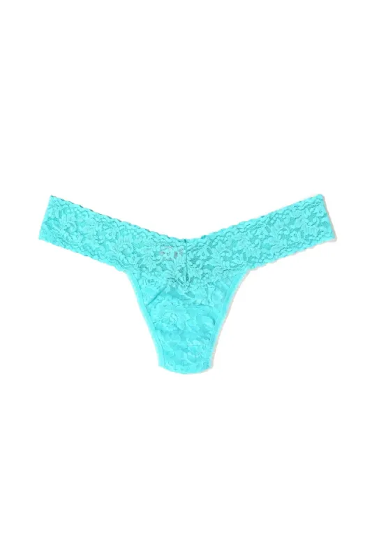 Signature Lace Low Rise Thong sold by Mixology