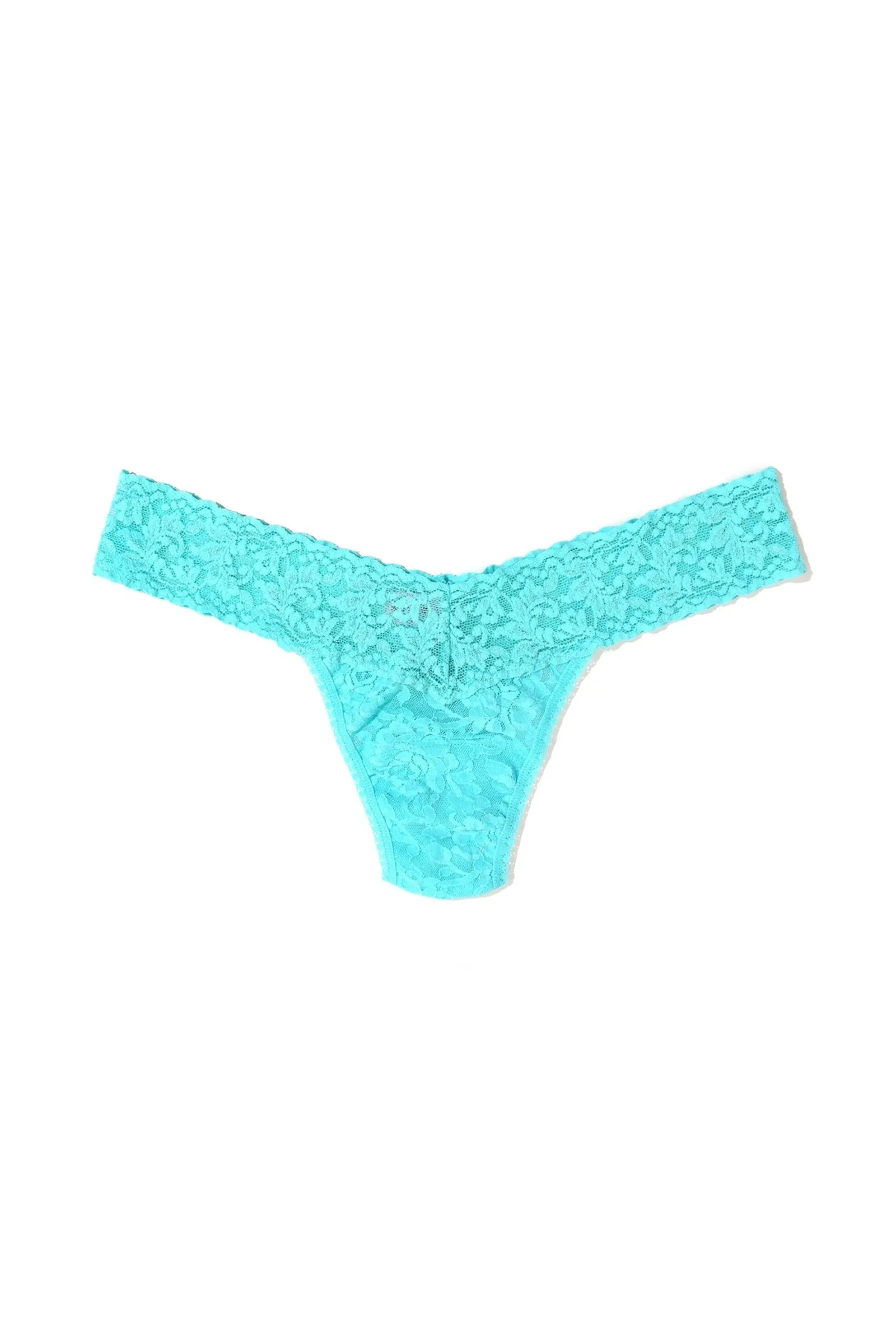 Signature Lace Low Rise Thong sold by Mixology