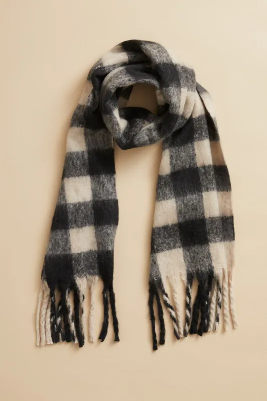 Darcey Plaid Scarf sold by Mixology