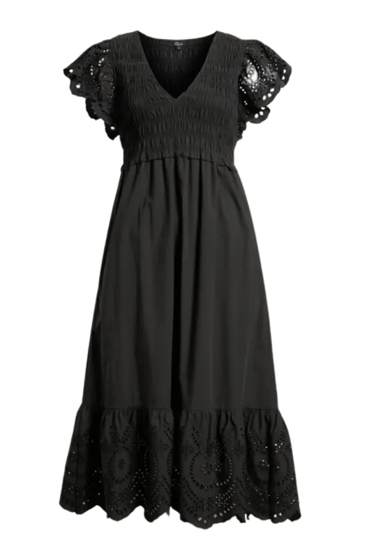 Clementine Eyelet Dress sold by Mixology