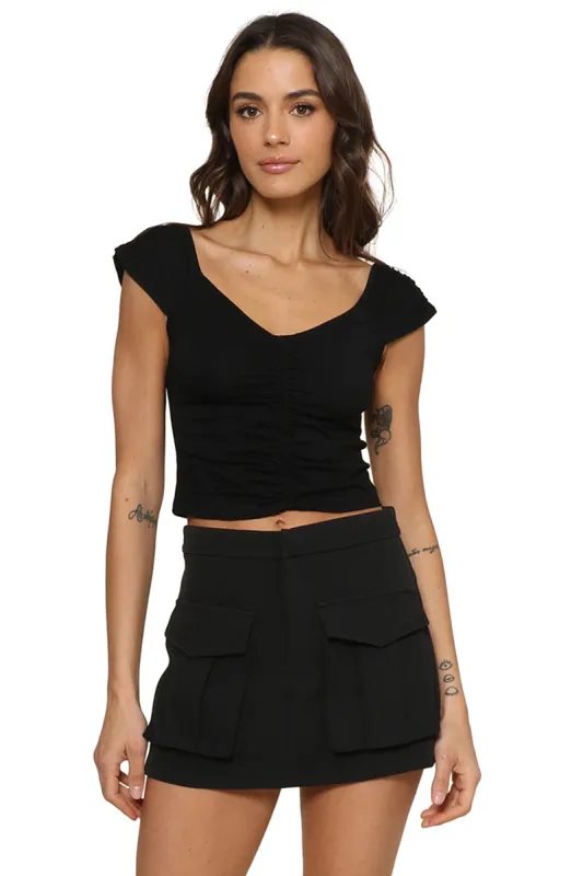 Mae Ruched Top sold by Mixology