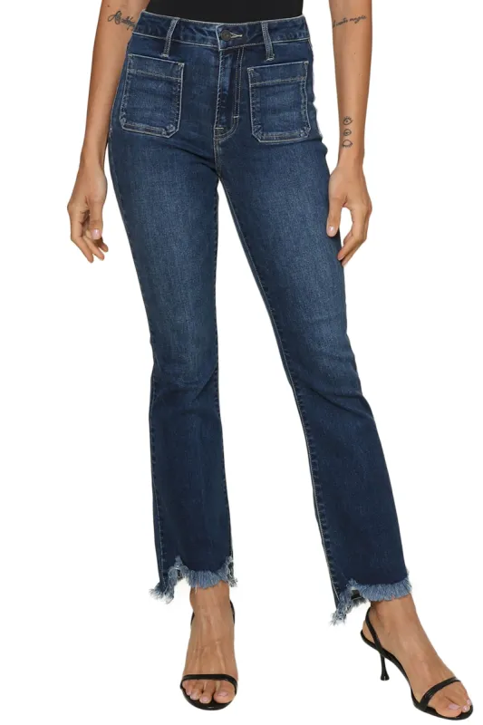 Happi Front Pocket Crop Flare sold by Mixology