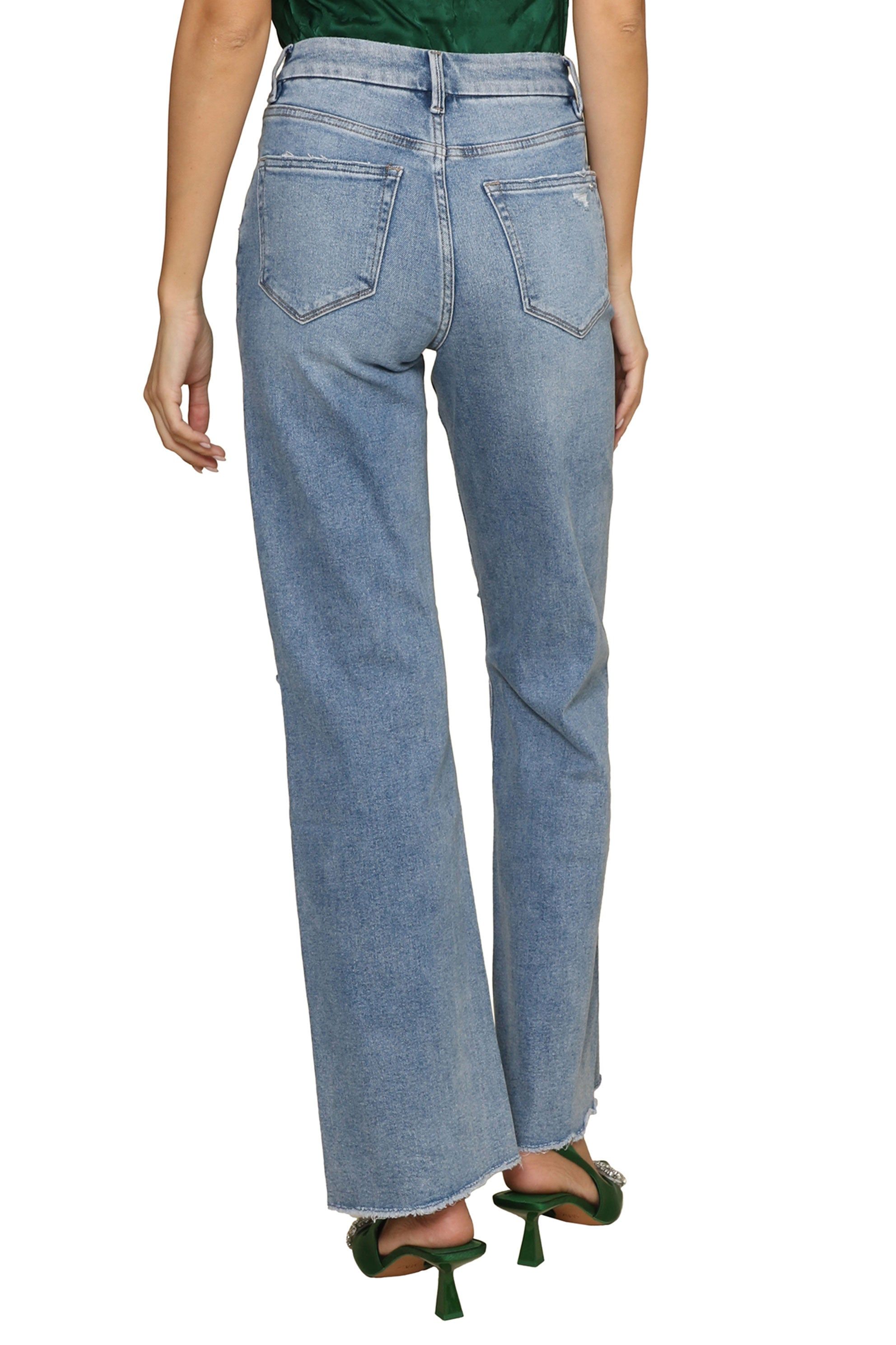 Super High Rise Wide Leg Jeans sold by Mixology product image thumbnail 3