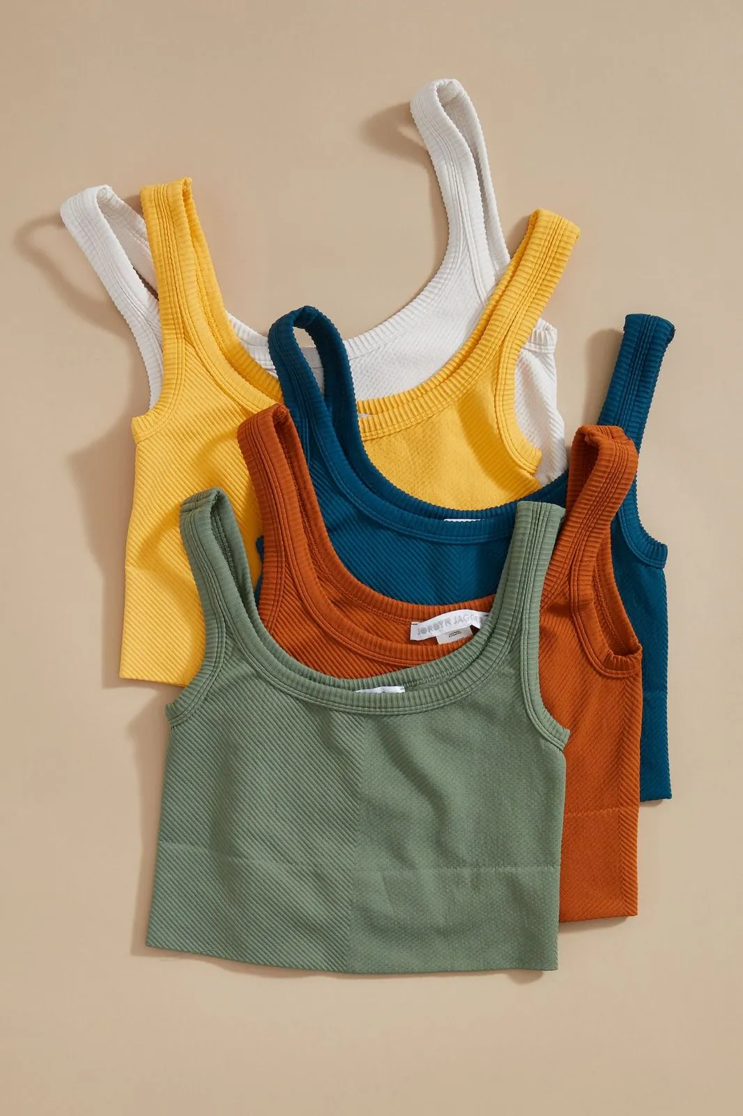 Chevron Ribbed Crop Top sold by Mixology product image thumbnail 4