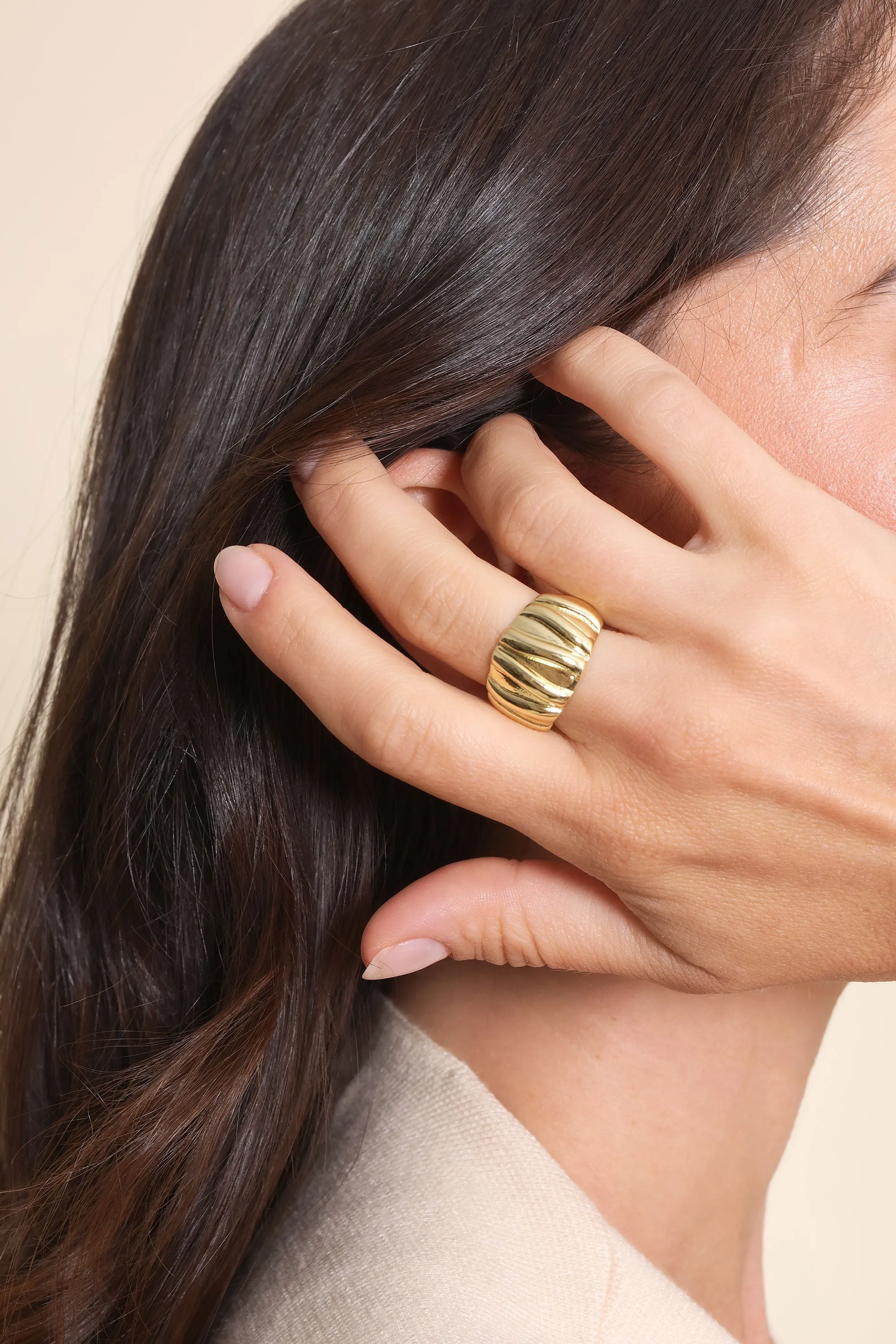 Sadwick Grooved Ring sold by Mixology