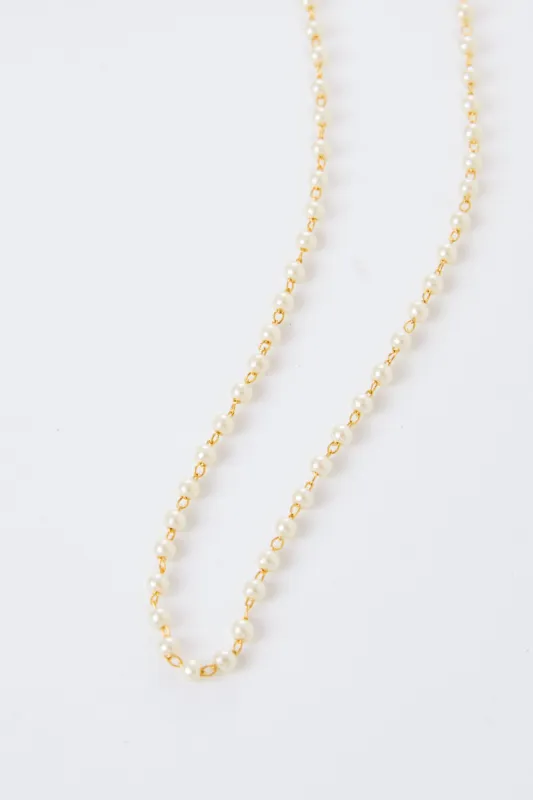 Aria Pearl Bead Necklace sold by Mixology