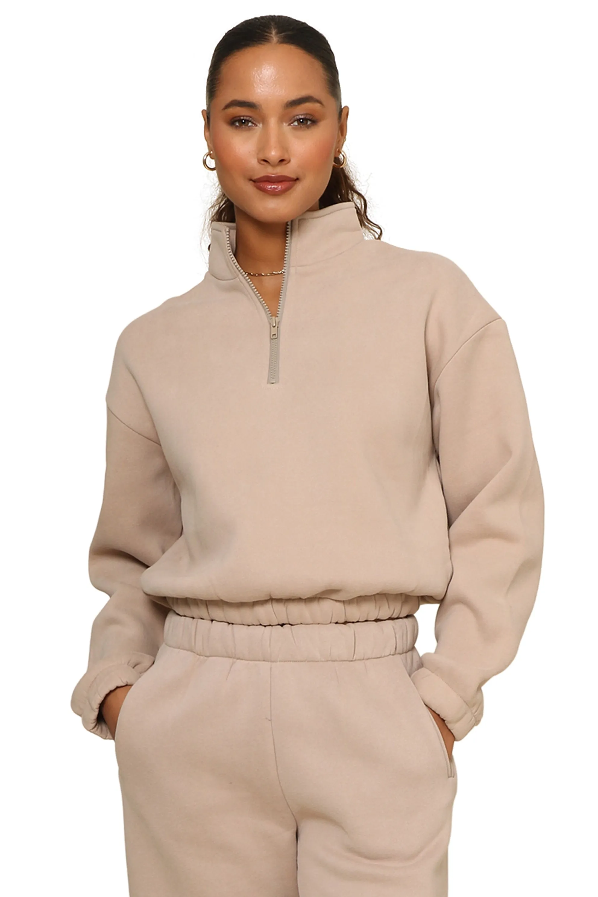 Cozy Nights Quarter Zip sold by Mixology product image thumbnail 2