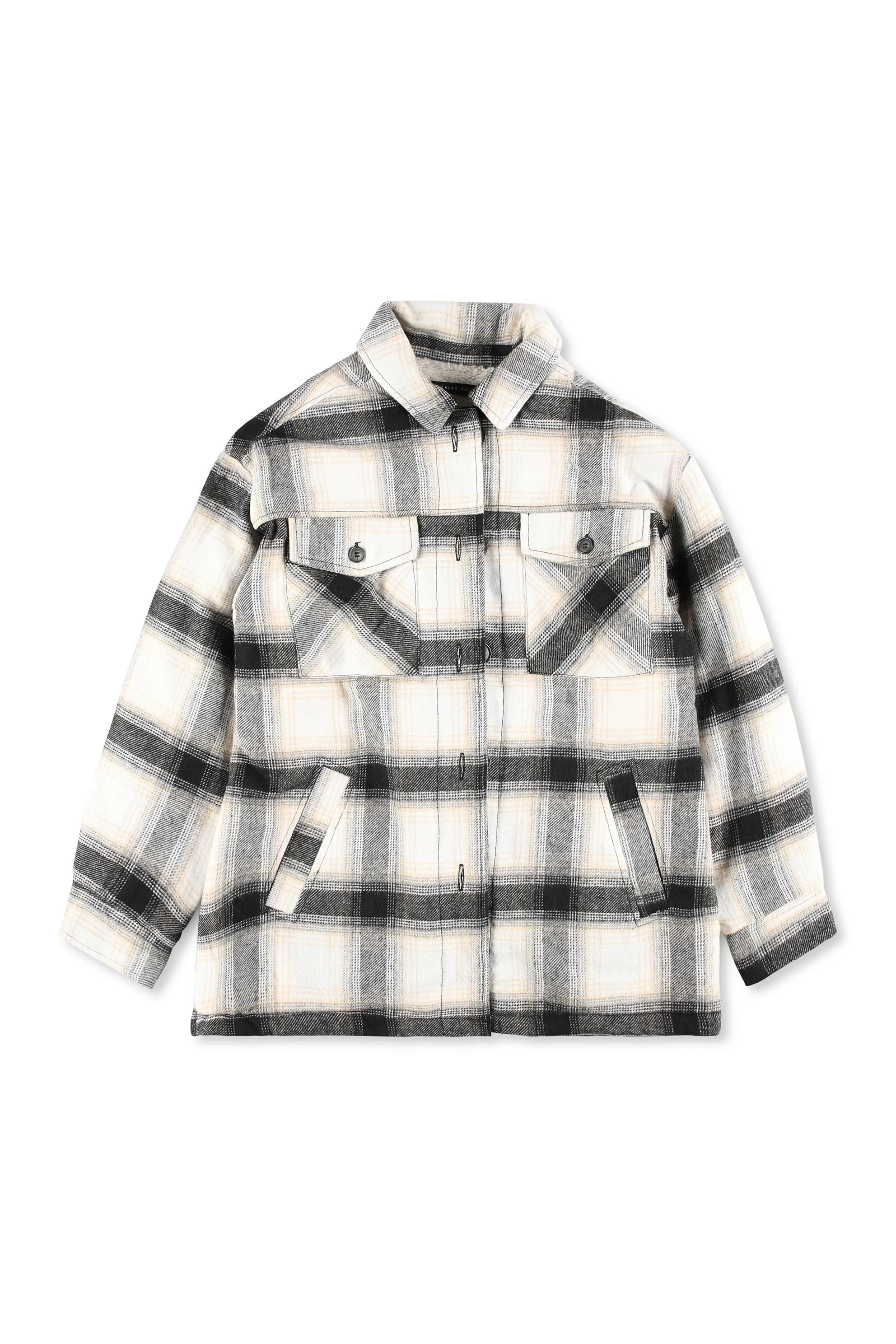 Cozy Plaid Shacket sold by Mixology product image thumbnail 3