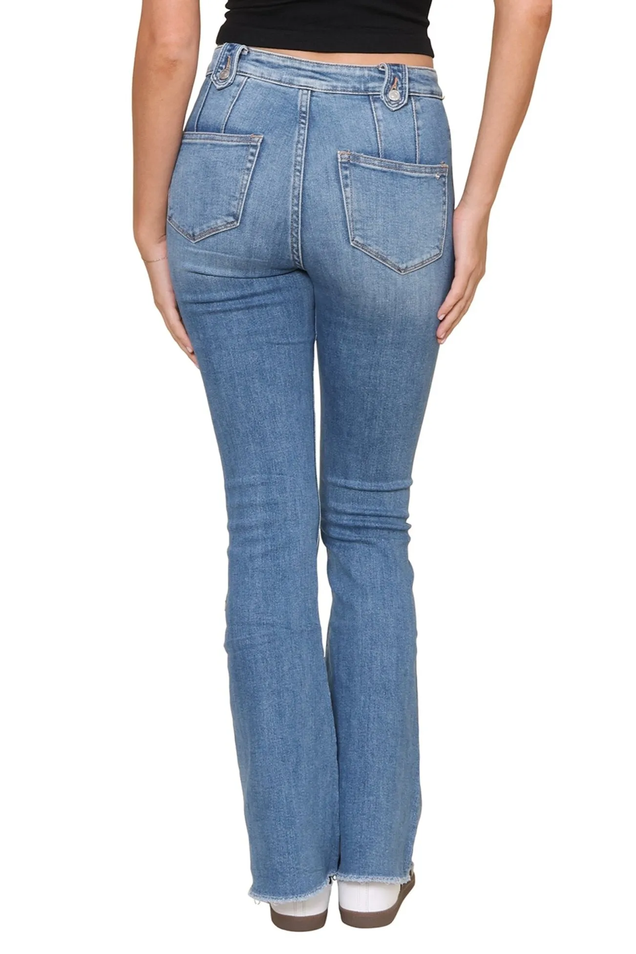 Spinel High Rise Flare with Waist Detail sold by Mixology product image thumbnail 3