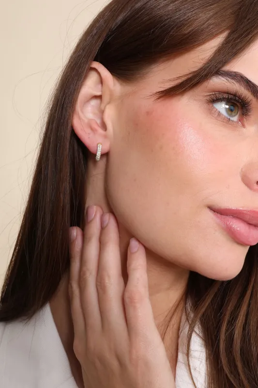 Dazzle Mini Cz Hoop sold by Mixology