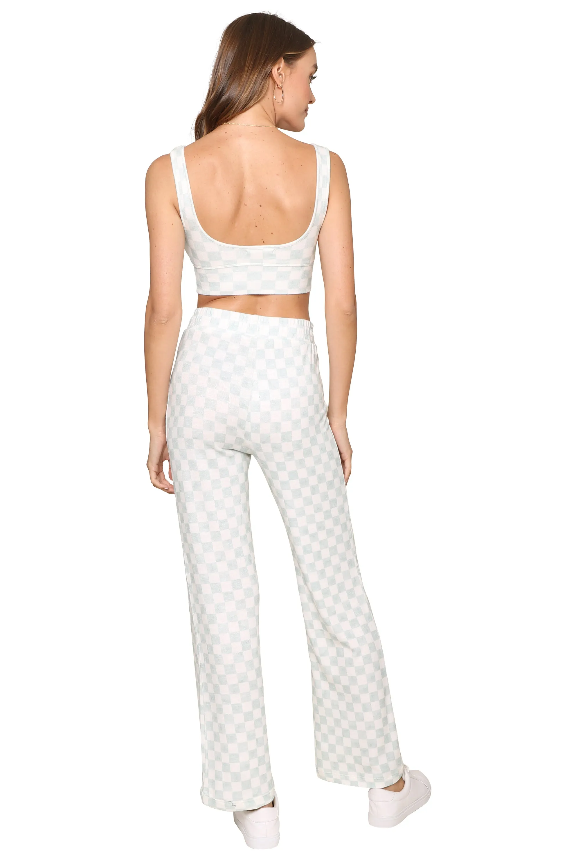 Zoe Checker Tank Bra sold by Mixology product image thumbnail 4