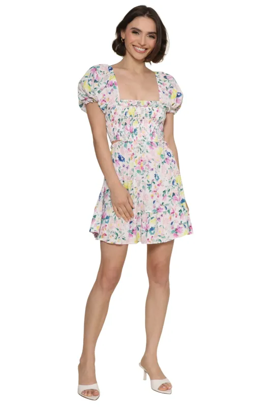 Isla Floral Mini Dress sold by Mixology