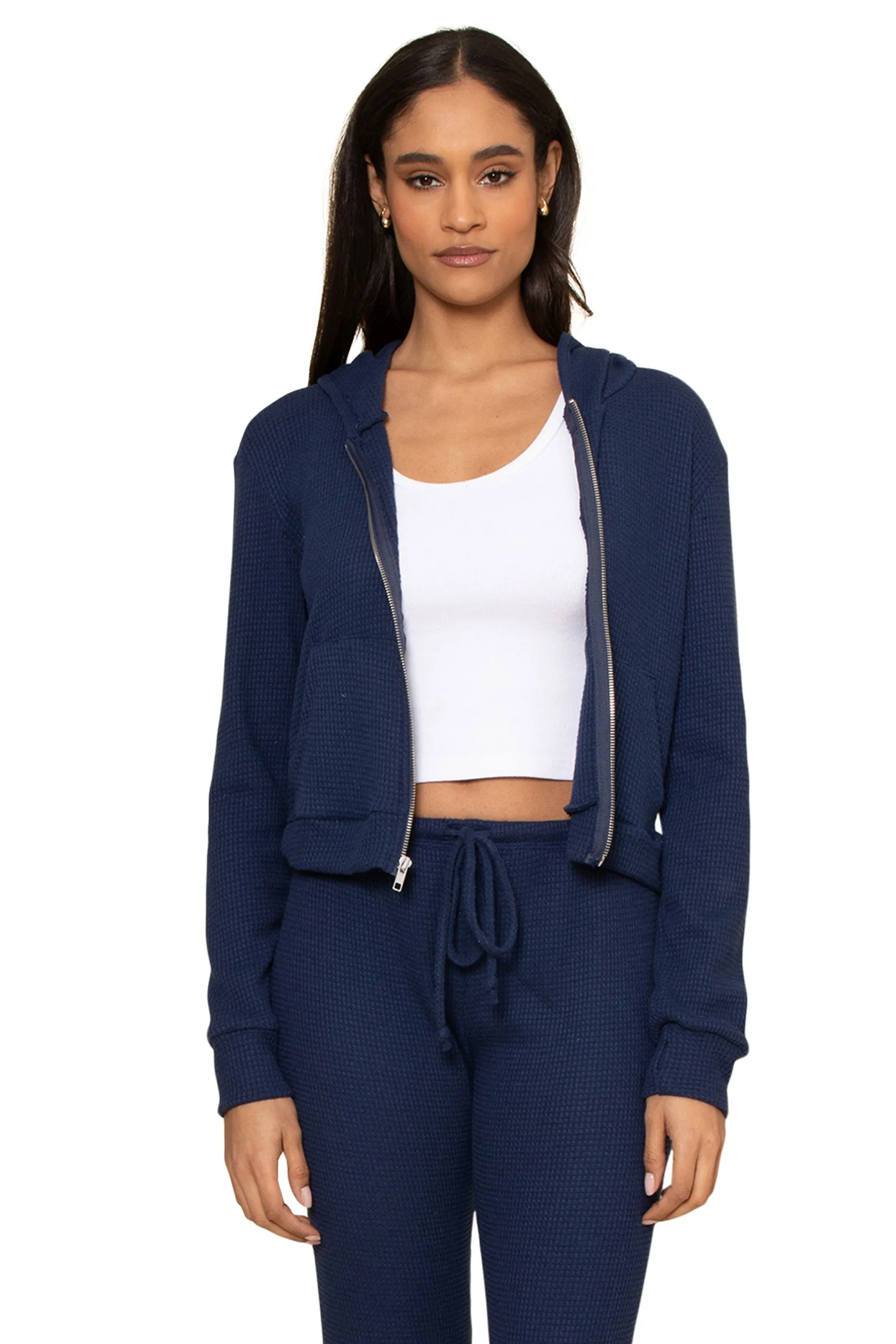 Lazy Day Waffle Zip Up sold by Mixology product image thumbnail 3