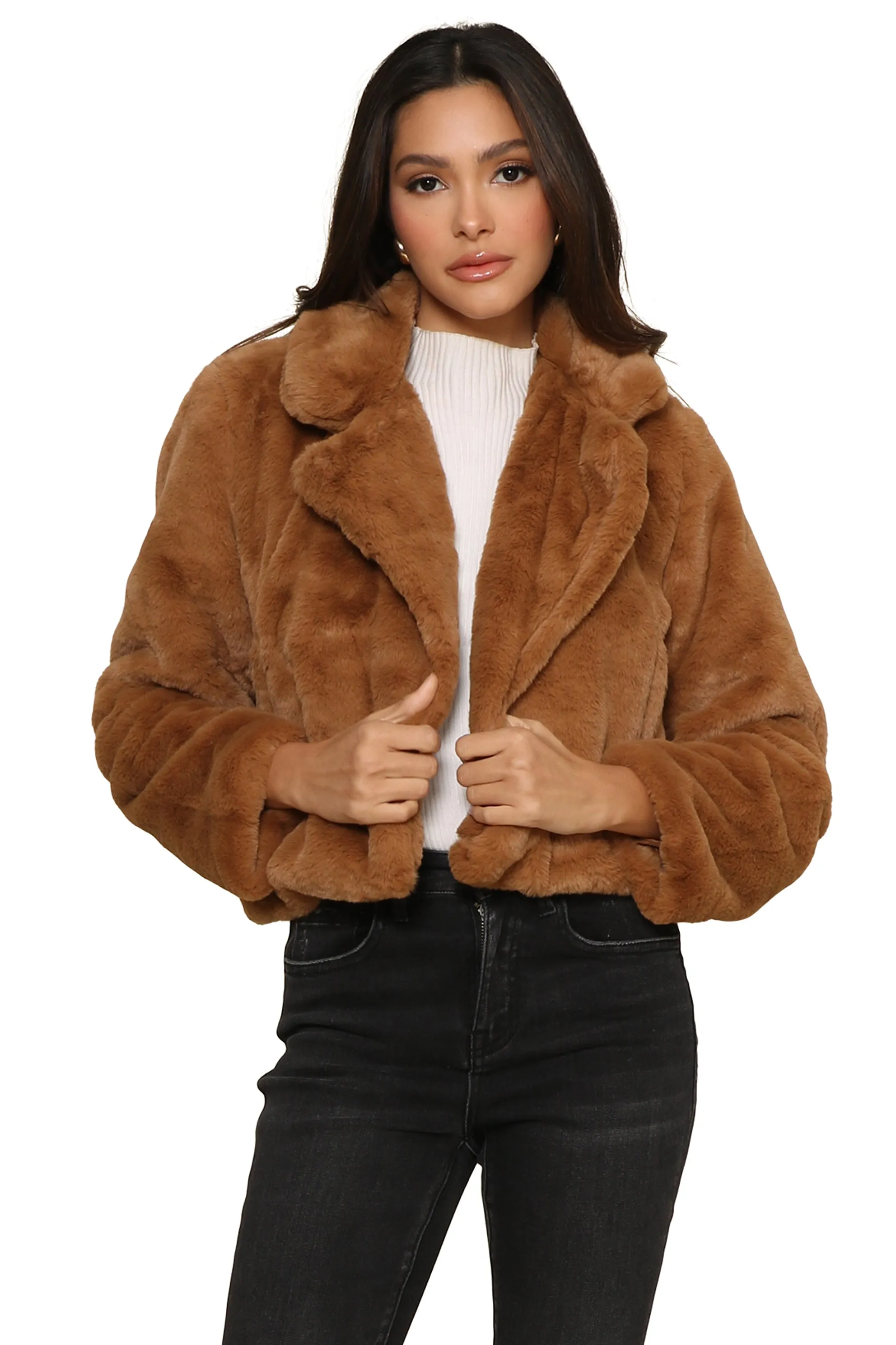 Danielle Faux Fur Jacket sold by Mixology