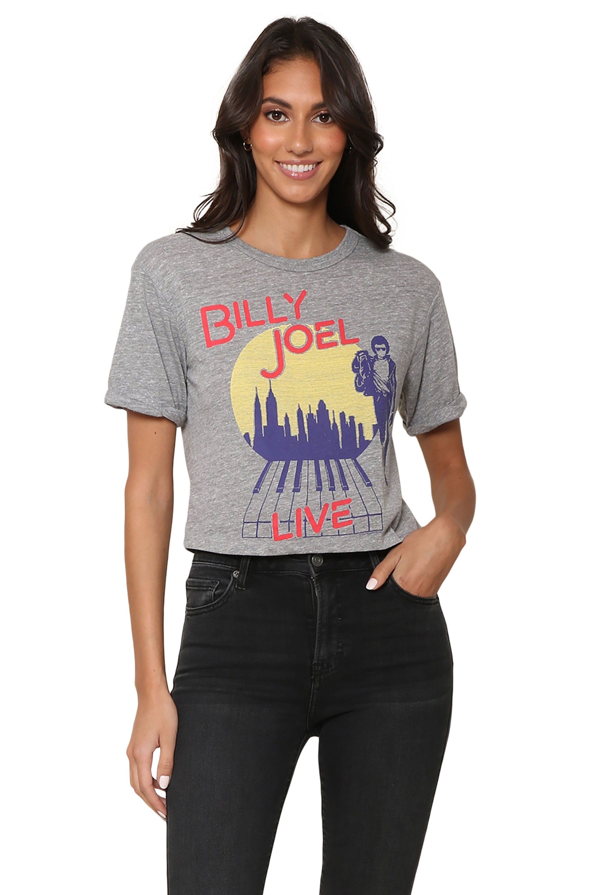 Billy Joel Cuff Sleeve Tee sold by Mixology
