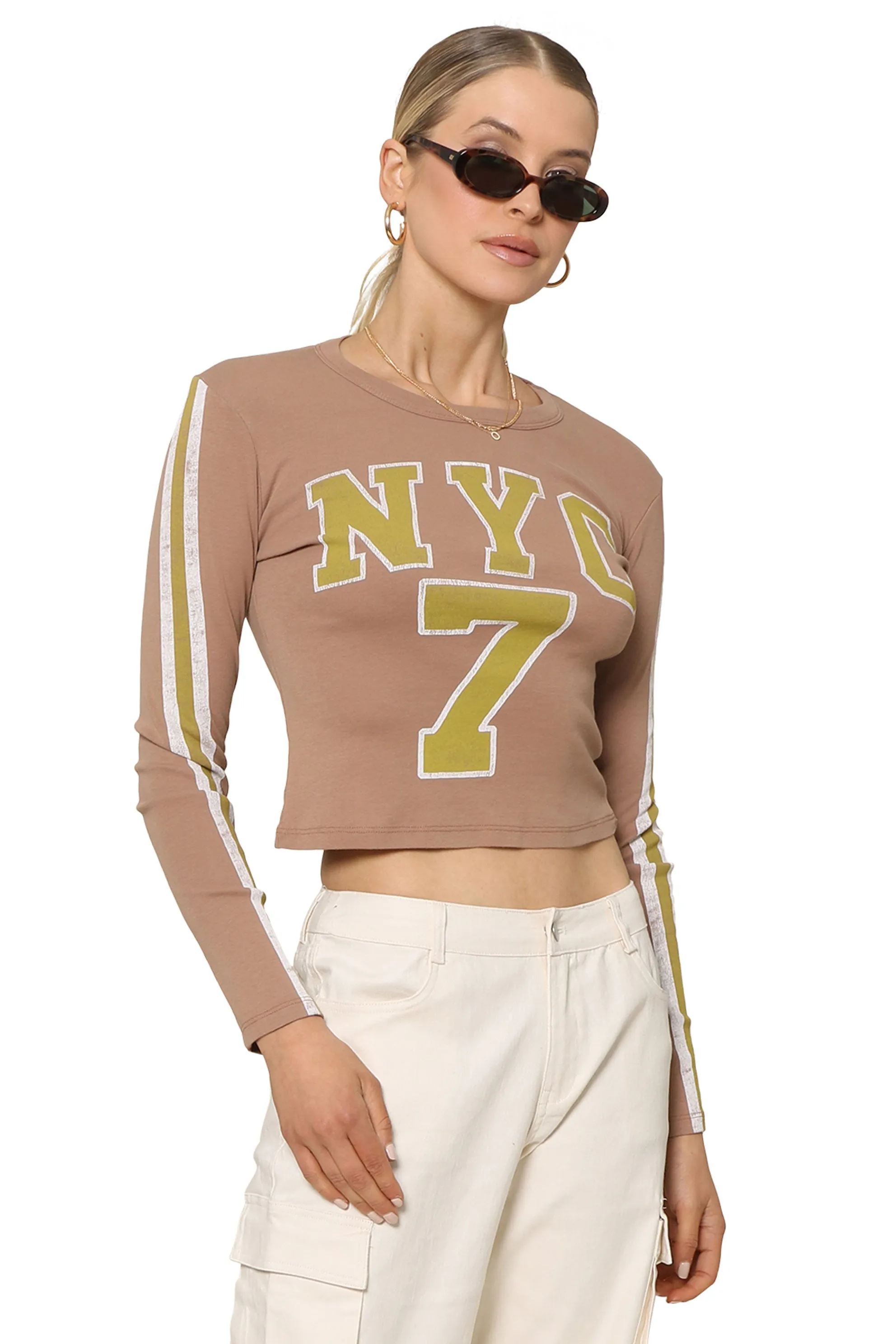 NYC Shrunken Long Sleeve sold by Mixology