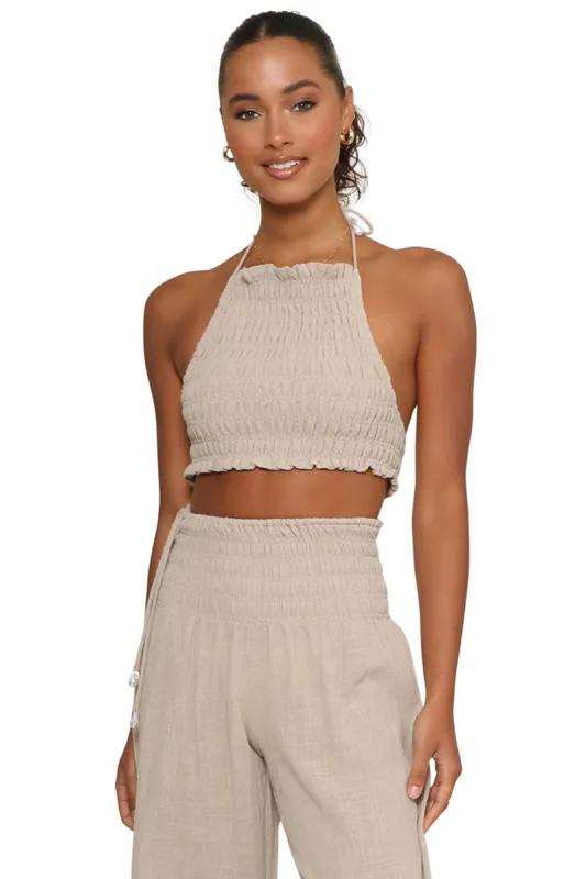 Smock And Roll Crop Top sold by Mixology