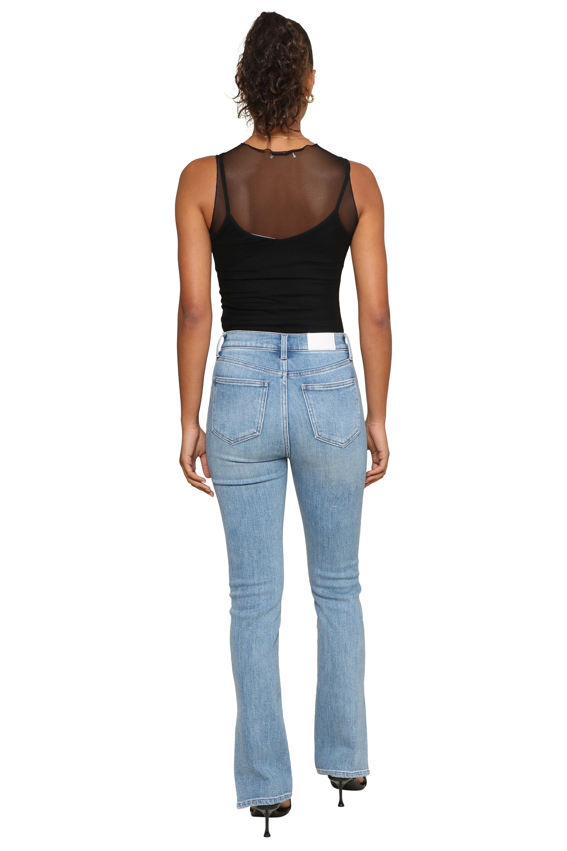 Twin Flame Layered Mesh Tank sold by Mixology product image thumbnail 4