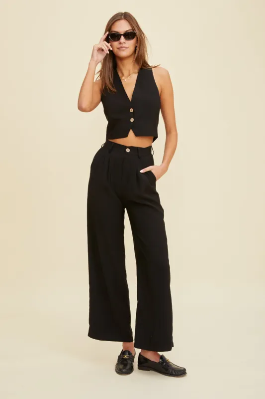Gabrielle Wide Leg Trouser sold by Mixology
