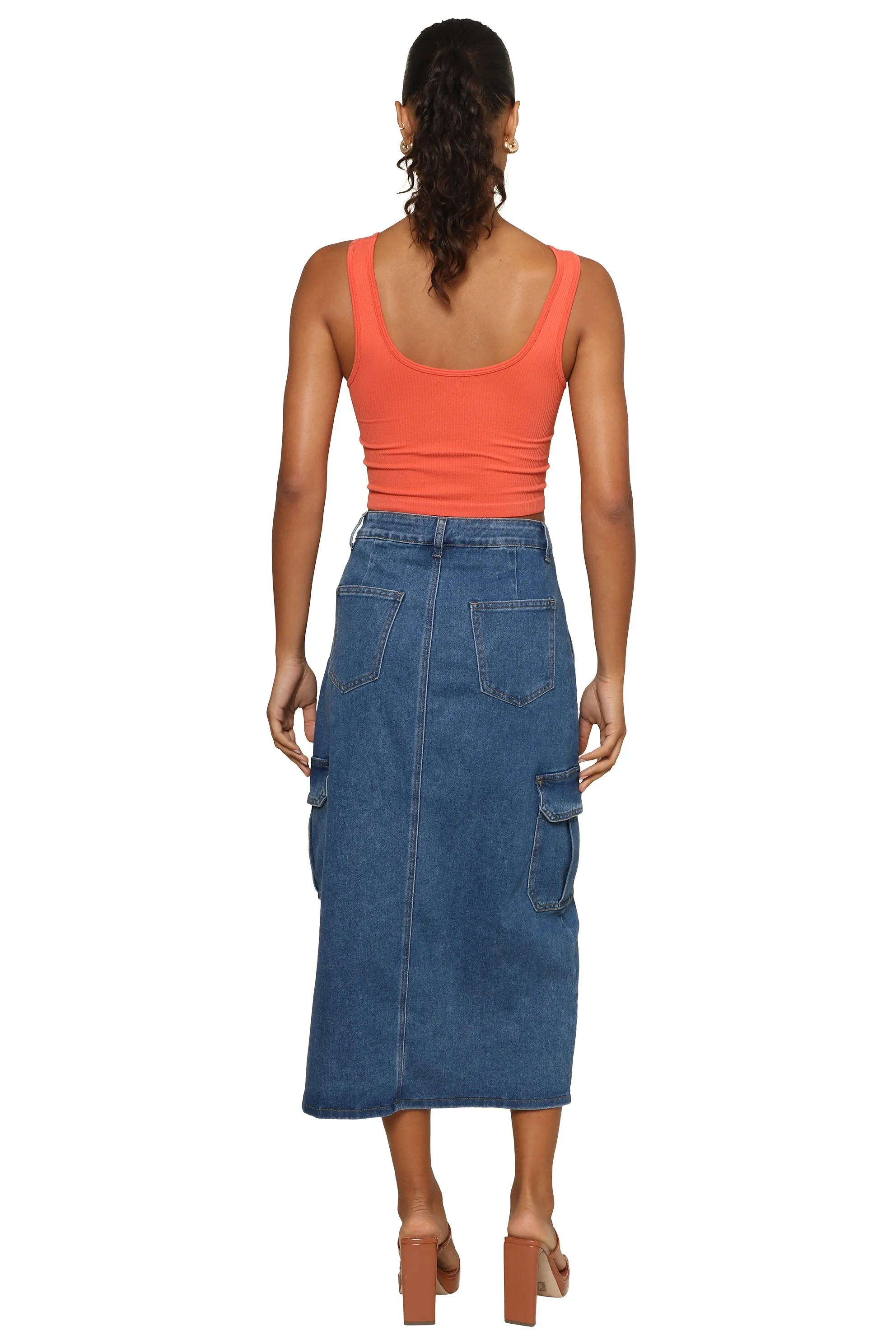 Ribbed V Neck Cami sold by Mixology product image thumbnail 4