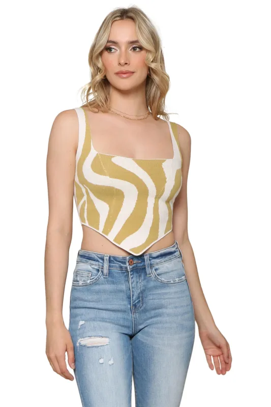 Retro Summer Knit Tank made by Mixology