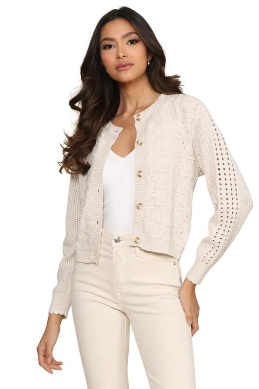 Ariana Crochet Cardigan sold by Mixology