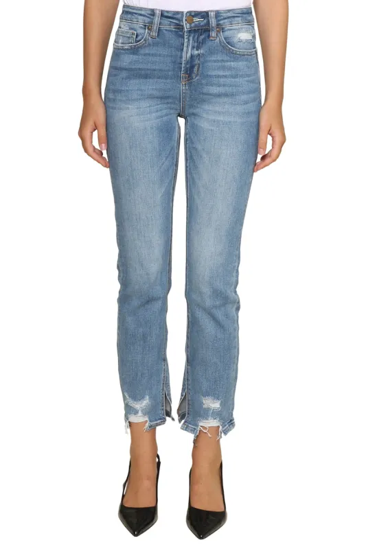 High Rise Ankle Straight sold by Mixology