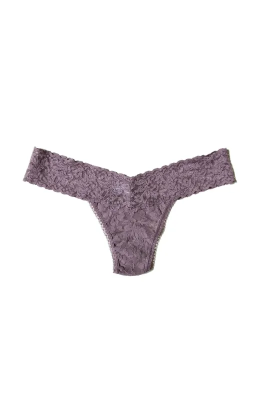 Signature Lace Low Rise Thong sold by Mixology