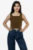 1822GD - Garment Dye Crop Tank sold by los angeles apparel
