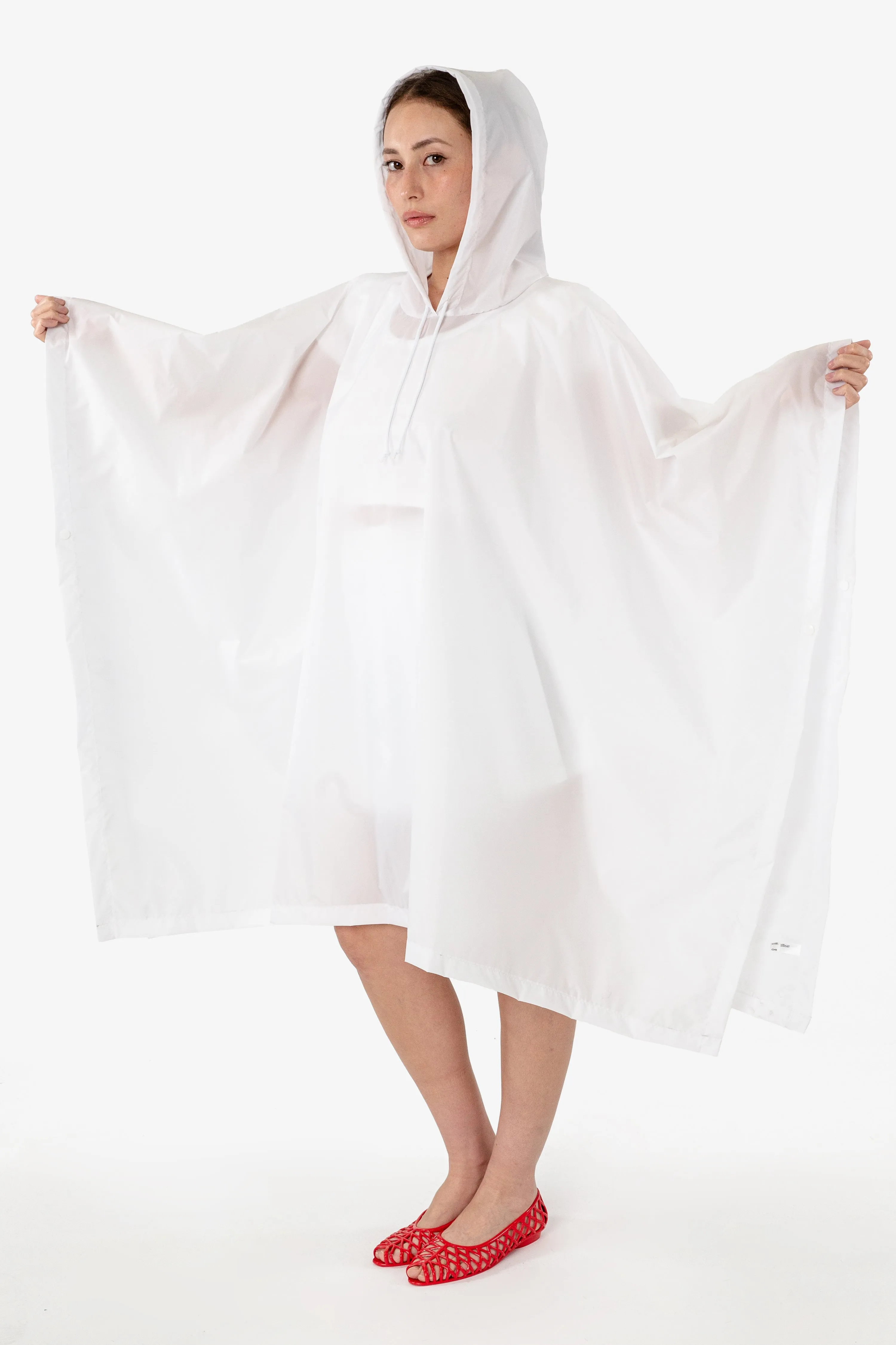 RNF419 - Hooded Nylon Rain Poncho sold by los angeles apparel product image thumbnail 2