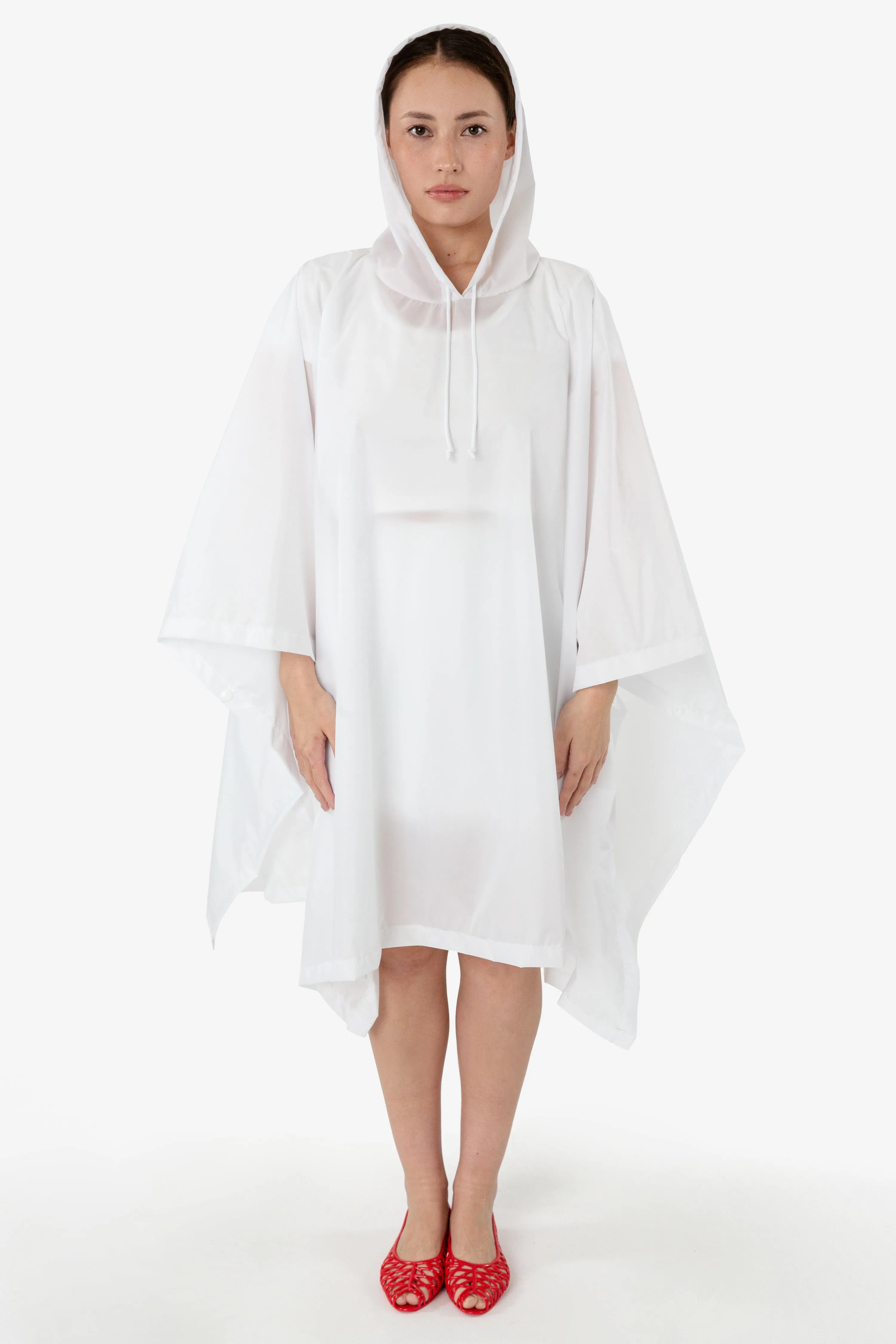 RNF419 - Hooded Nylon Rain Poncho sold by los angeles apparel product image thumbnail 3