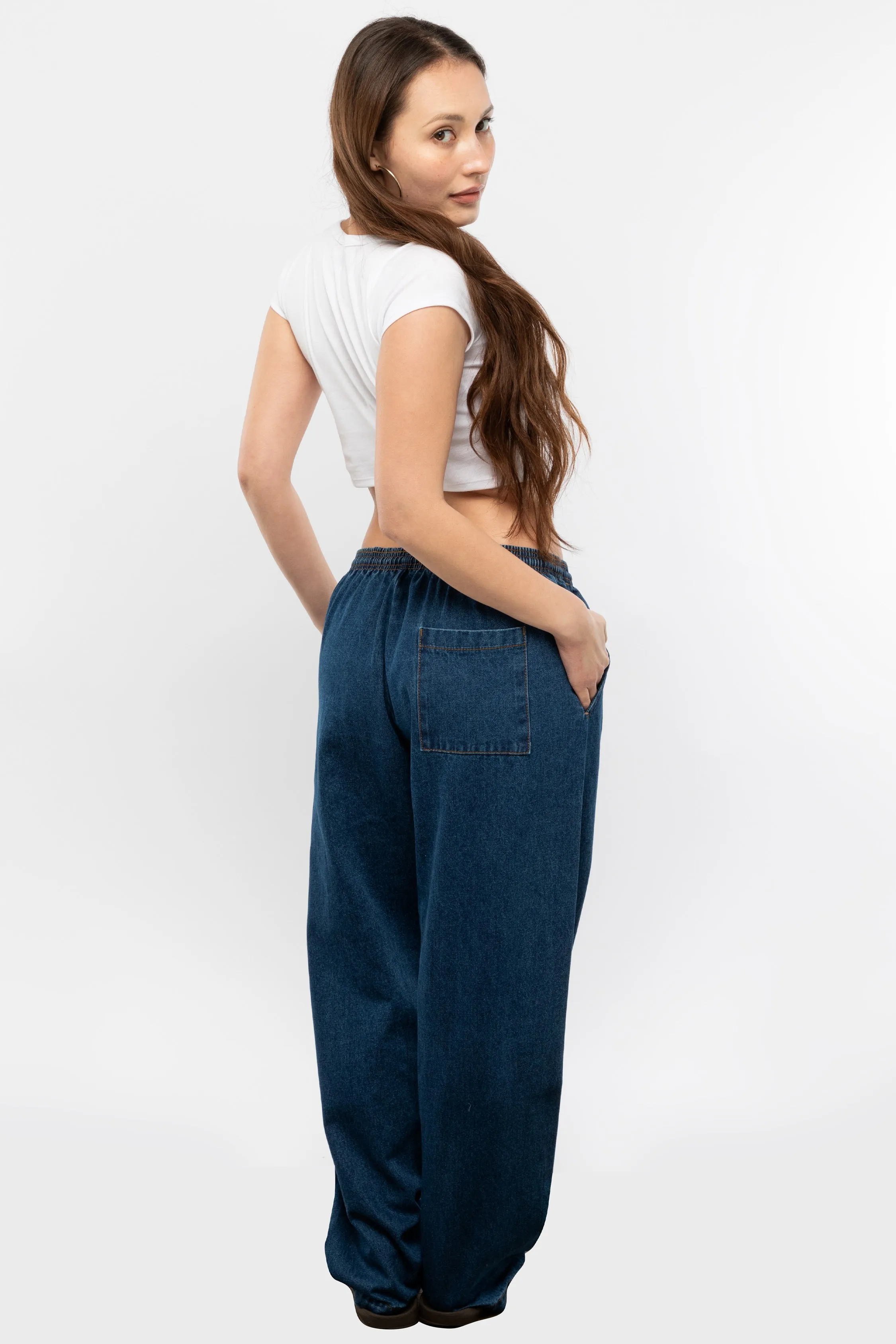 RDNW405 - Unisex 10oz. Wide Leg Denim Pants sold by los angeles apparel product image thumbnail 2