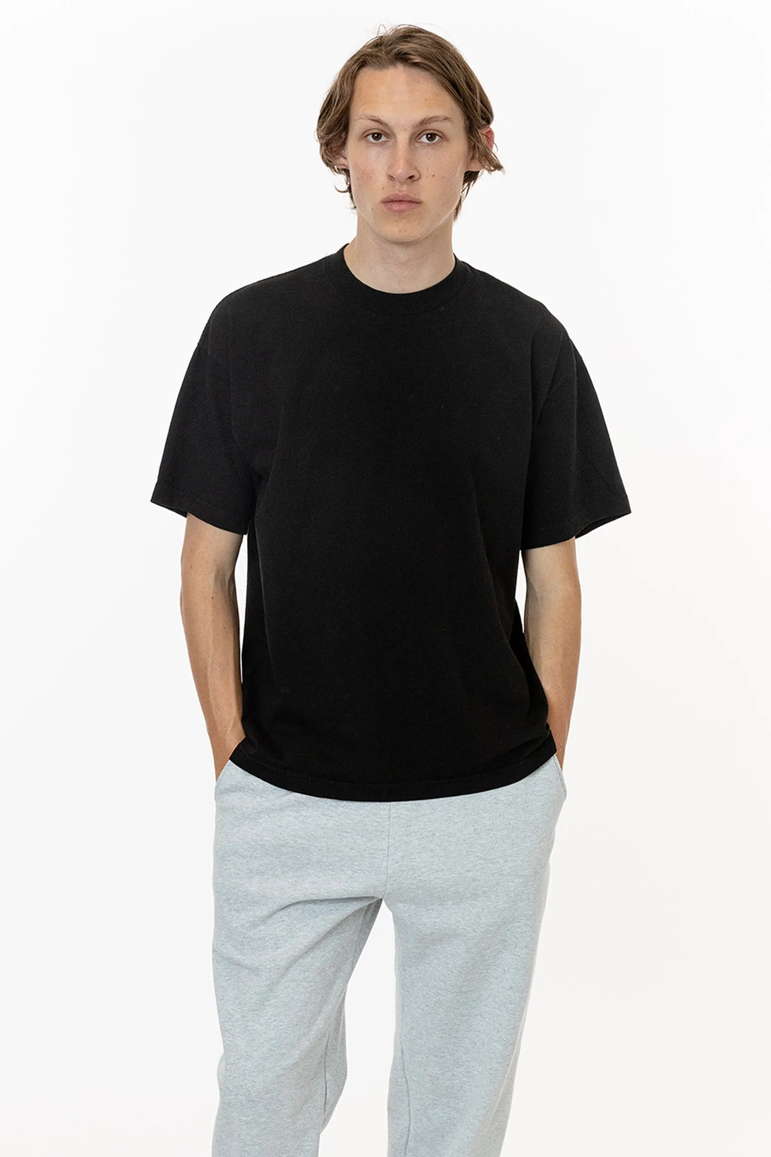The 1801 - 6.5oz Garment Dye Crew Neck T-Shirt sold by los angeles apparel product image thumbnail 3