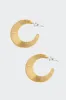 JWLSM - Small Moon Hoop Earrings sold by los angeles apparel
