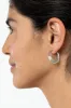 JWLSM - Small Moon Hoop Earrings sold by los angeles apparel